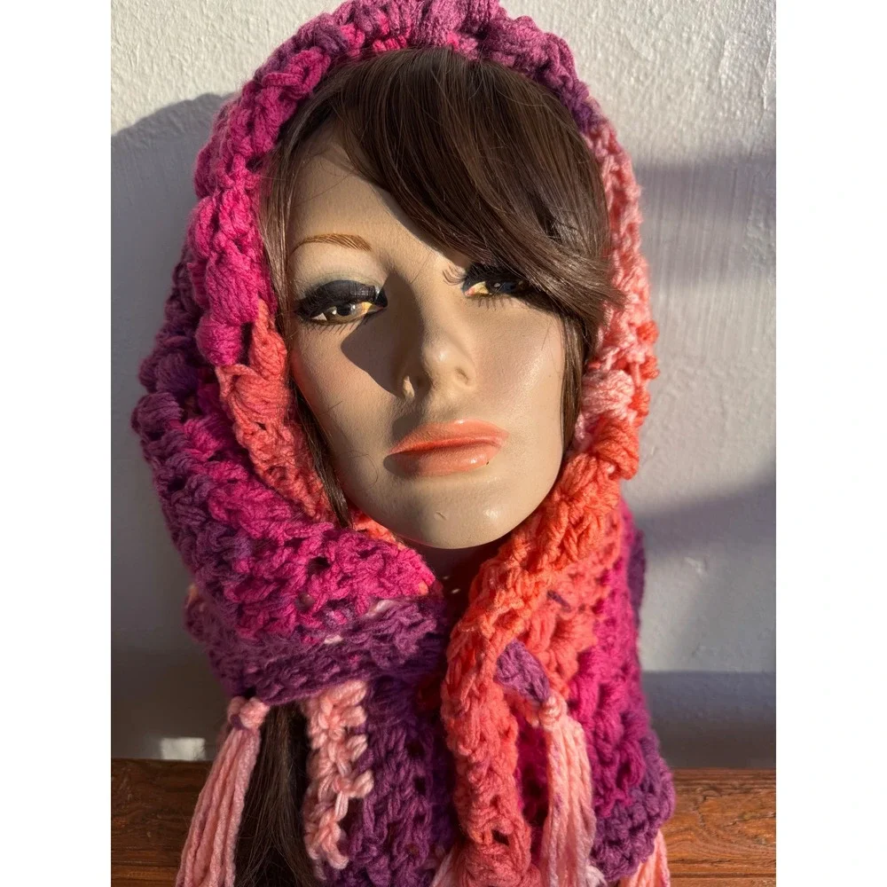 Crochet Granny‎ Blanket Scarf Shawl